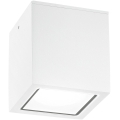 Ideal Lux - TECHO välisvalgusti 1xGU10/20W/230V 9x9 cm IP54 valge